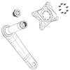 SRAM X0 Eagle T-Type Single Ring Impact/Bash Guard Kit - for 30t Chainring, D1 view 1
