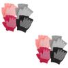 BESPORTBLE 2sets Ballet Gloves Grip Non-Slip Yoga Gloves Women Exercise Palm 4pairs*2