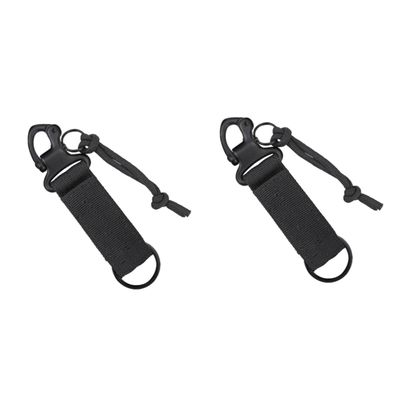 Sosoport 2pcs Climbing Carabiner Keychain Lanyard Belt Accessory for Outdoor Sports