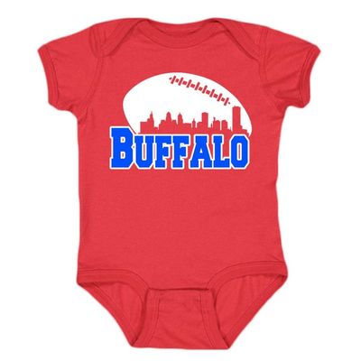 Buffalo Skyline Kid's Bodysuit for Football Fans (Red, 18M)