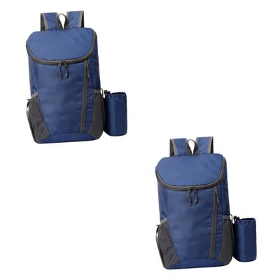 BESPORTBLE 2pcs Lightweight Hiking Backpack Water-resistant Straps for Outdoor Adventures Convenient Foldable Design for Easy Storage