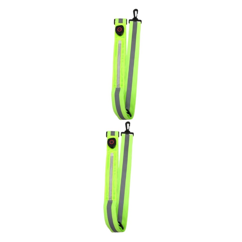 BESPORTBLE 2pcs Running Belt for Men Led Light Night Rider Safety Reflective Girdle Luminous Strap for Night Running