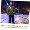 BESPORTBLE 2pcs Running Belt for Men Led Light Night Rider Safety Reflective Girdle Luminous Strap for Night Running view 4