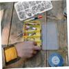 Sosoport 160pcs Fishing Rod Repair Kit Guide Ring Fishing Rod Tip Eyes Clips Gear Kit view 3