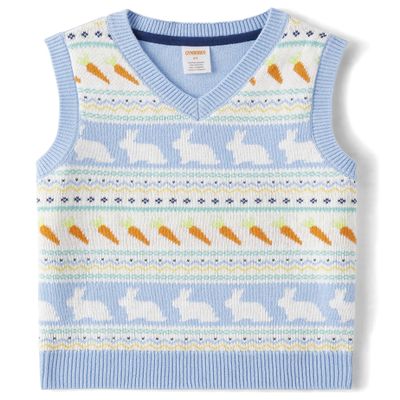 Gymboree,and Toddler Sweater Vest,Bunny Fairisle,5T