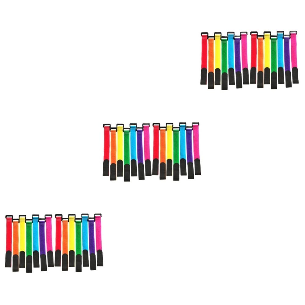 VANZACK 60pcs Fishing Rod Straps Reusable Fixing Ties for and Maintenance for Anglers Bait Tackle Organization Portable Fishing Accessories