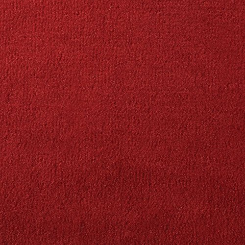 8'6" Ft Wide 20 oz. Bass Boat/Marine Do-It-Yourself All Purpose Boat Carpet (Red, 8'6" x 12 Ft)
