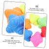 Sosoport 6 Pack Reaction Ball Hexagonal Exercise Balls for Hand Eye Coordination Reflex Training view 4