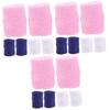 VANZACK 18pcs Boy Girl Sweatbands for Sports Elastic Wrist Protectors for Boys Girls Moisture-Wicking Arm Bands for Basketball Soccer Tennis Running Outdoor Activities view 1
