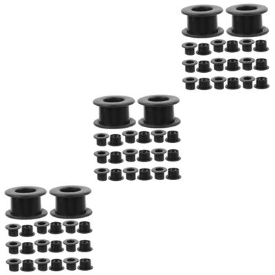 Sosoport 36pairs Foosball Table Bearings for Standard Rods Plastic Bushings for Enhanced and Easy Replacement for Table Football Machines