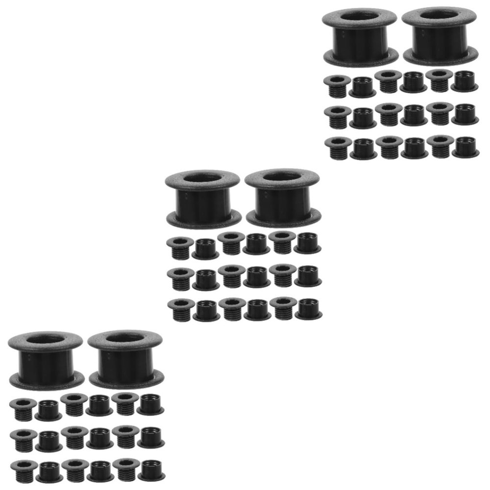 Sosoport 36pairs Foosball Table Bearings for Standard Rods Plastic Bushings for Enhanced and Easy Replacement for Table Football Machines