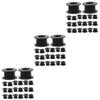 Sosoport 36pairs Foosball Table Bearings for Standard Rods Plastic Bushings for Enhanced and Easy Replacement for Table Football Machines view 1