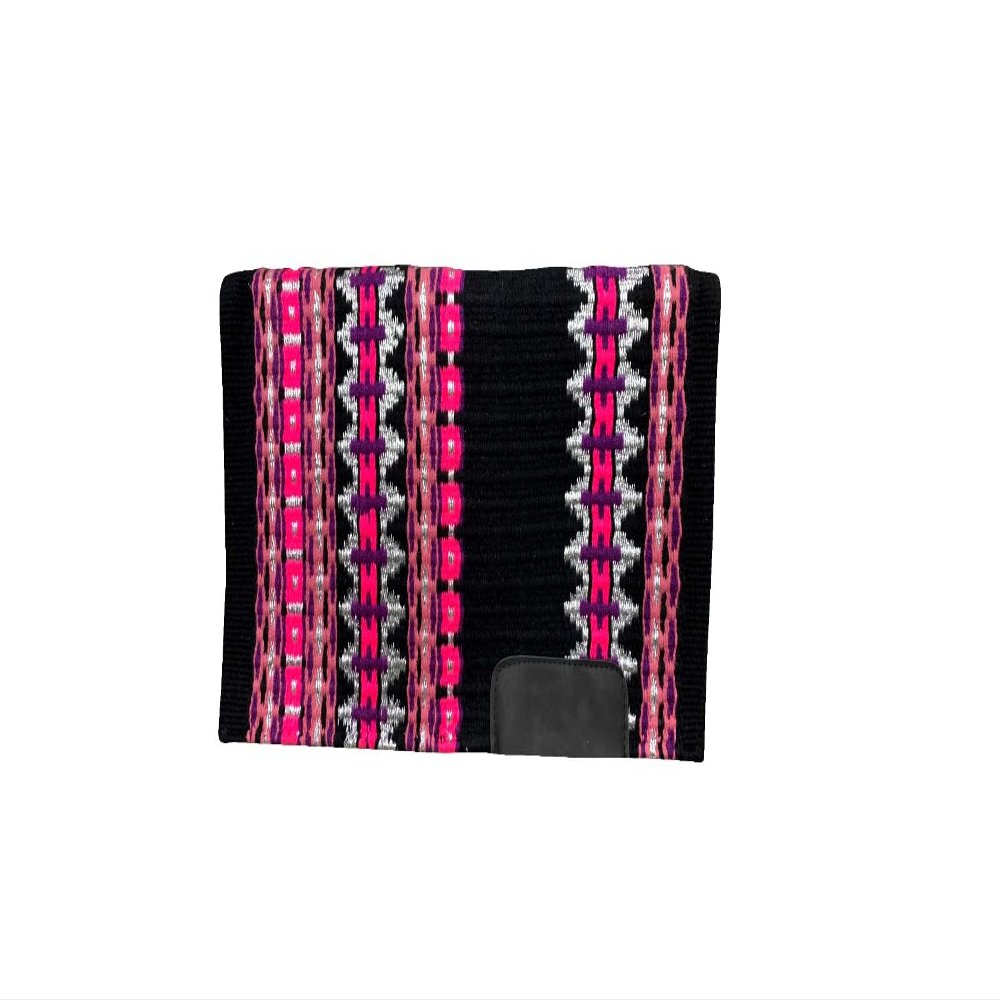 EQUINE OVERSEAS Western Saddle pad Saddle Blanket 100% New-Zealand Wool Show Pad (34"X40") Little Pink