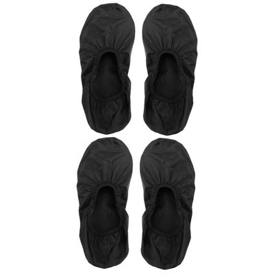 Sosoport 4pcs Bowling Shoe Protectors Overshoes for Women Reusable Foot Cover Sports Bowling Supplies Rainproof Shoe Covers