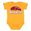 Xtreme Apparrel Washington Football Skyline Kid's Fan Bodysuit (Gold, 6M) view 1