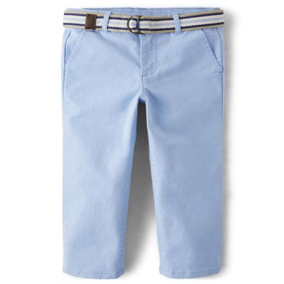 Gymboree,and Toddler Belted Twill Chino Pants,Daybreak,12-18 Months