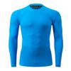 ADOREISM Swim Shirts for Men UPF 50+ Quick-Dry Sun Protection Long Sleeve Rash Guard for Men (Blue, 2XL) view 2