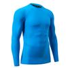 ADOREISM Swim Shirts for Men UPF 50+ Quick-Dry Sun Protection Long Sleeve Rash Guard for Men (Blue, 2XL) view 3