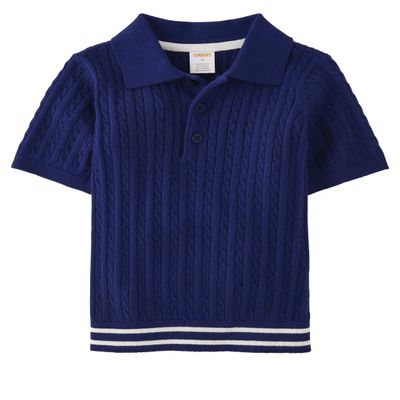 Gymboree,and Toddler Short Sleeve Polo Shirt,Downpour,6