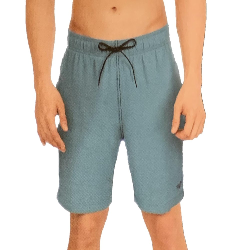 Speedo Men's UPF 50+ Stretch Comfort Liner Water Resistant 18" Fitness Shorts (US, Alpha, Large, Regular, Regular, Light Blue)