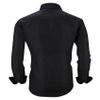 Alex Vando Mens Printed Dress Shirts Long Sleeve Regular Fit Button Down Shirt,Black 1218,XL view 3