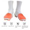 Senvitate Cleat Covers, Spats Football Cleat Covers, Football Cleat Spats, Cleat Sleeves for Soccer, Lacrosse, Baseball & Softball Youth Adults, Keeps Cleats Tied Turf Pellets Out (White, Small) view 4