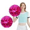 2 Pack Cheer pom poms , Professional Cheerleader Pom Poms ,for Team Spirit Sports Dance Cheer Kids Adults (Hot Pink) view 1