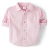 Gymboree,and Toddler Long Sleeve Button Up Shirts,Simple Pink,5T view 1