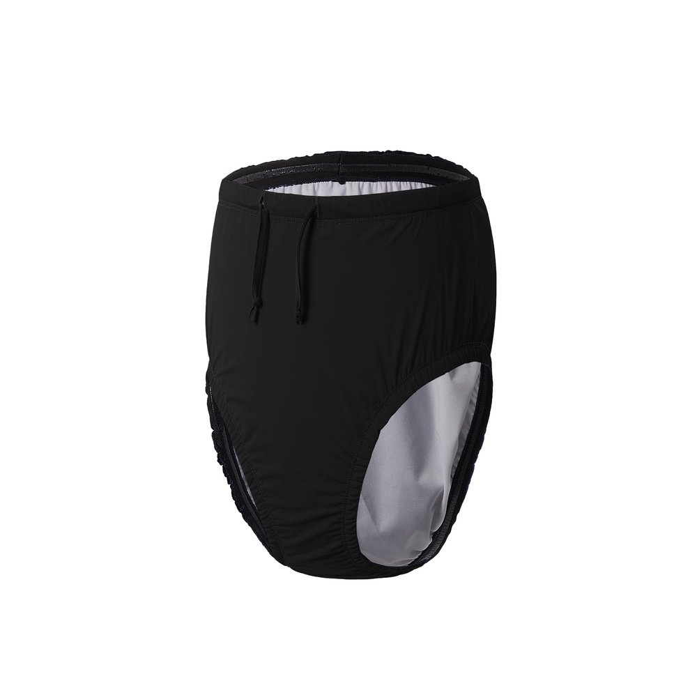 EEOST Youth Special Needs Reusable Swim Diapers Swimwear for Incontinence Cloth Diaper Covers Waterproof,Leakproof, Unisex (10-12T, Black)