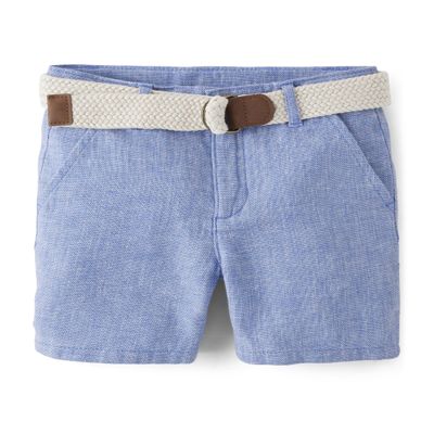 Gymboree,and Toddler Belted Twill Chino Shorts,Boy That's Blue,8