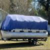 PONTOON BOAT SOLUTIONS, 12-18 Pontoon Boat Canvas Solution with 9 Rise Combo Pack with 12 Gator Bite Canvas Strap Solutions view 3