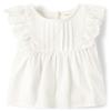 Gymboree,and Toddler Short Sleeve Woven Shirts,Simply White,2T view 1