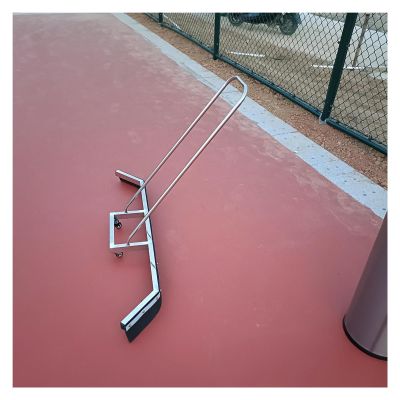 Heavy Duty Extra Wide Tennis Court Squeegee, Commercial Water Remover Rain Sweep for Tile Floor/Wood Floor/Concrete Floor, Stainless Steel Rolling Water Pusher Cart (Color : Court squeegee)