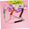 Kisangel 4pcs Spring Coil Key Ring Tether with Clip Flexible Anti-lost Lanyard for Daily Use Random Colors Durable Material for Keychain Outdoor Activities view 4