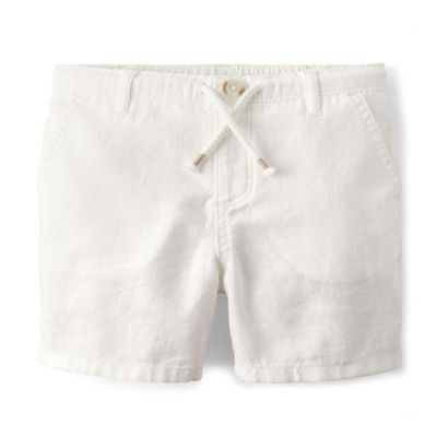 Gymboree,and Toddler Pull on Shorts,Simply White,7