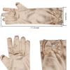 Fepdiu Little Girls Princess Glove Kid Glove Toddler Dress Up Gloves Girls Satin Gloves for Halloween Costume Party Birthday Princess Cosplay (Champagne) view 3