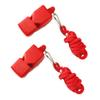 2LL4HM Whistle 2 Packs Premium Sports Outdoor Non-Nuclear Sentinel Whistles - Essential for Coaches, Referees, and Lifeguards (Red) view 1
