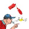 2LL4HM Whistle 2 Packs Premium Sports Outdoor Non-Nuclear Sentinel Whistles - Essential for Coaches, Referees, and Lifeguards (Red) view 3