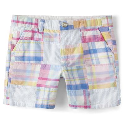 Gymboree,and Toddler Pull on Shorts,Spring Madras Plaid,18-24 Months