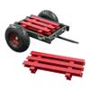 Gener8 Tricycle Trailer in Classic Red Easy Attachment Durable Design Inflatable Tires 44 lbs Weight Capacity Perfect for Hauling Toys Picnic Supplies and Outdoor Adventures Ages 3-7 view 4