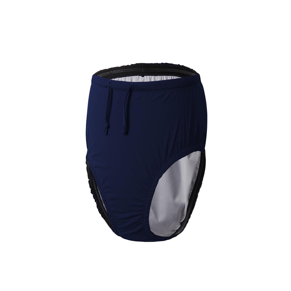 EEOST Youth Special Needs Reusable Swim Diapers Swimwear for Incontinence Cloth Diaper Covers Waterproof,Leakproof, Unisex (10-12T, Navy)