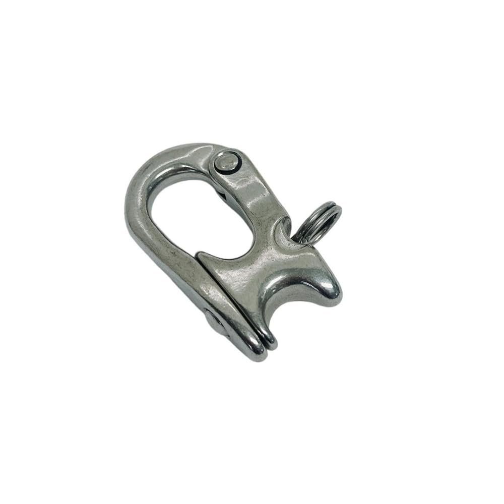 DBMIMPORTERS Marine Boat 2" Rope Sheet Snap Shackle Rope 1,000 Lbs WLL Stainless Steel T316