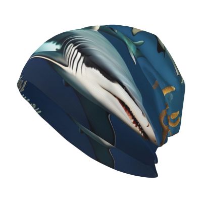Sharks Under The sea Adult Men's and Women's Knit Hat Beanies,Unisex Adult Hat,Hat Stretchy Loose Headband Headwear