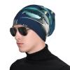 Sharks Under The sea Adult Men's and Women's Knit Hat Beanies,Unisex Adult Hat,Hat Stretchy Loose Headband Headwear view 4