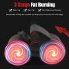 Abdomina Roller Workout Exerciser Equipment , Automatic rebounds Abdominal Wheel , Abdominal Roller Machine with Knee Pad for Abdominal Core Strength Training , Home Gym Fitness for Men Women(Red) view 2