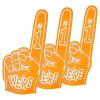 Cansybil 3 Pcs 18 Inch Giant Foam Fingers, We're Number 1 Finger Foam Fingers, Cheerleader Foam Hands - Designed for All Kinds of Sports Events, Games, Schools and stadiums. (3, Orange) view 1