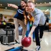 TAPIVA Bowling Roller Bags Bowling Ball Bag with Double Ball Holder Bowling Ball Tote Bags for One Pair of Bowling Shoes Size view 3