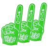 Cansybil 3 Pcs 18 Inch Giant Foam Fingers, We're Number 1 Finger Foam Fingers, Cheerleader Foam Hands - Designed for All Kinds of Sports Events, Games, Schools and stadiums. (3, Green) view 1