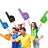 Cansybil 3 Pcs 18 Inch Giant Foam Fingers, We're Number 1 Finger Foam Fingers, Cheerleader Foam Hands - Designed for All Kinds of Sports Events, Games, Schools and stadiums. (3, Green) view 3