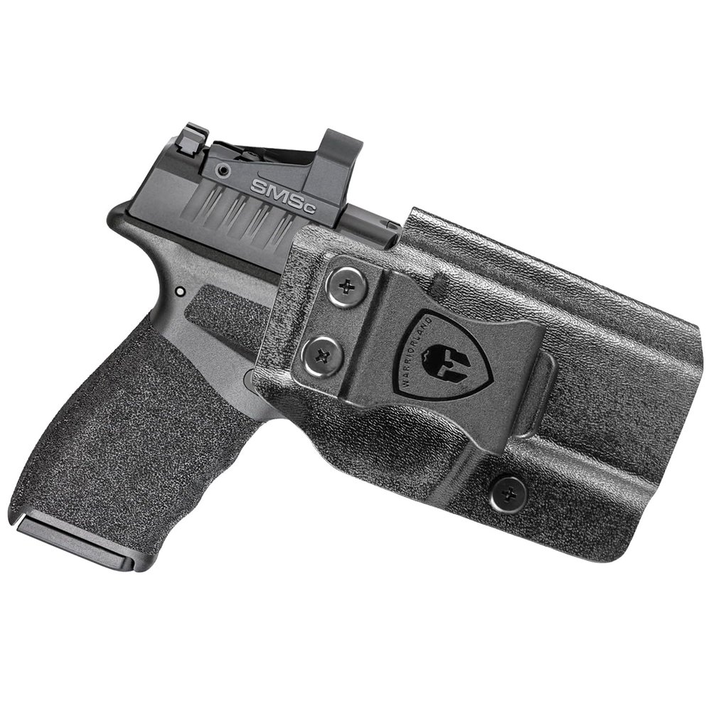 WARRORLAND IWB Kydex Holster Optics Cut: Springfield Armory Hellcat Pro Pistol, Inside Waistband Appendix Carry Holster, Adj. Retention & Cant, Right Hand